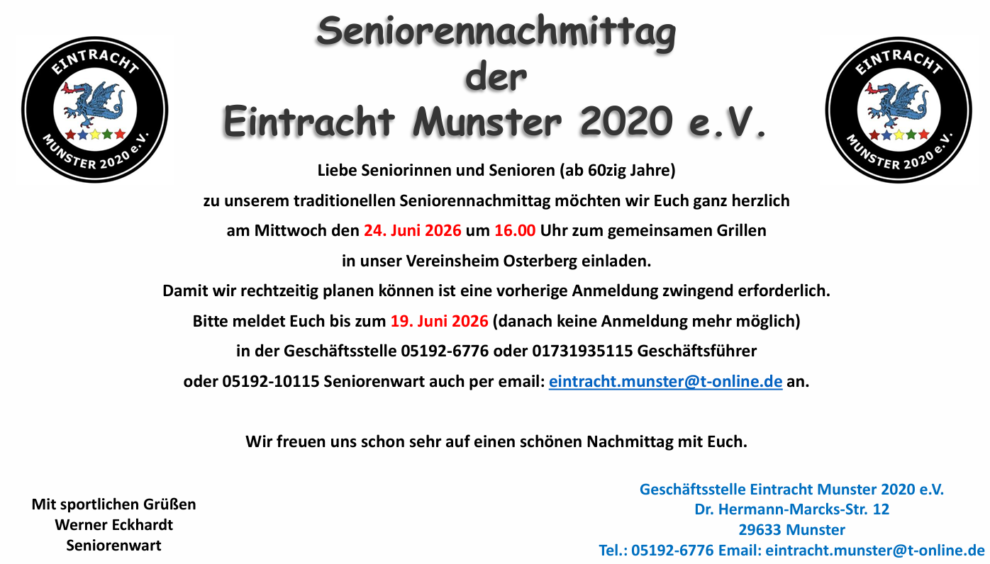 Seniorennachmittag 19.06.2026